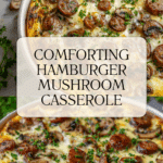 Hamburger Mushroom Bake Recipe