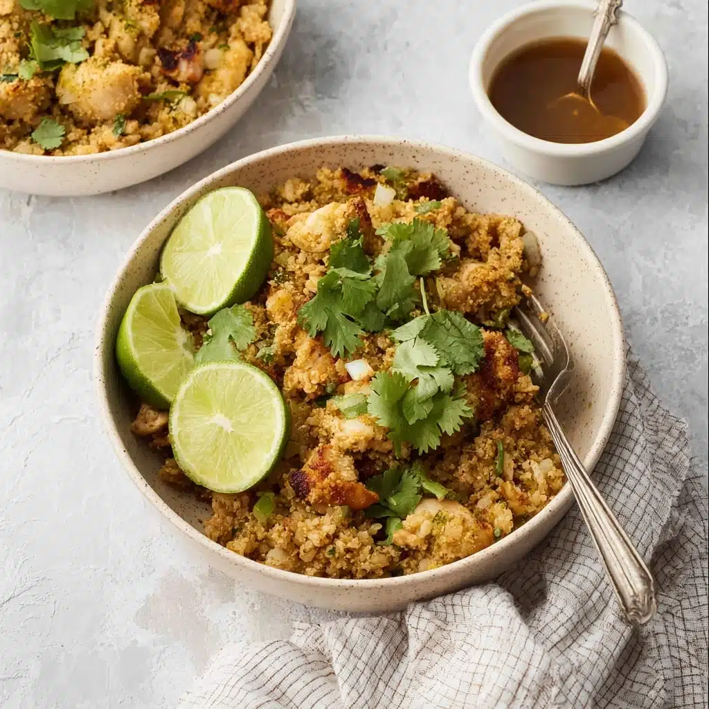 One Pan Salsa Verde Chicken and Rice Recipe - Recipe Image