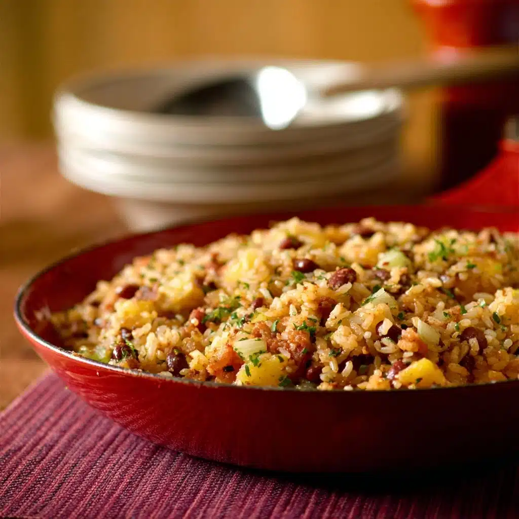 Easy Beans and Rice with Sausage Recipe - Recipe Image