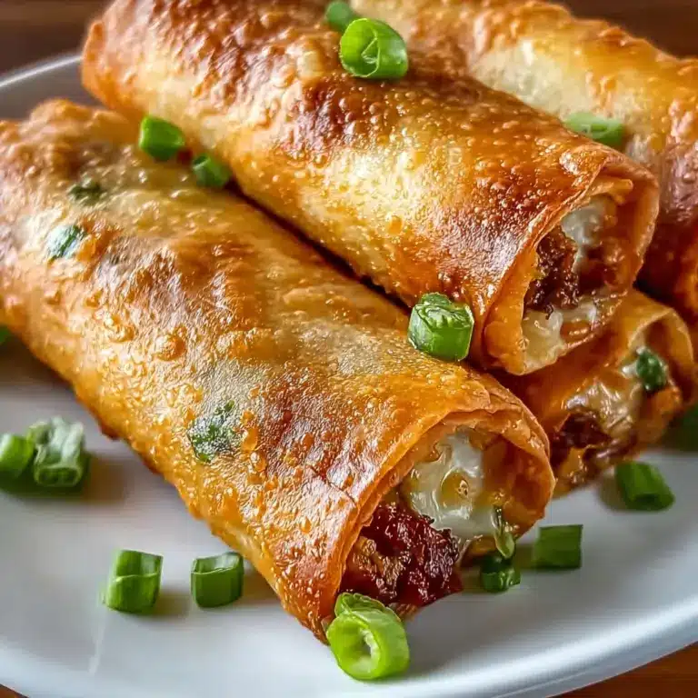 Bacon Jalapeño Popper Eggrolls Recipe