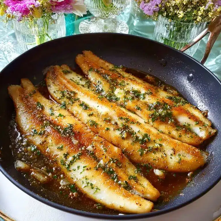 SEA BASS IN GARLIC BUTTER SAUCE Recipe