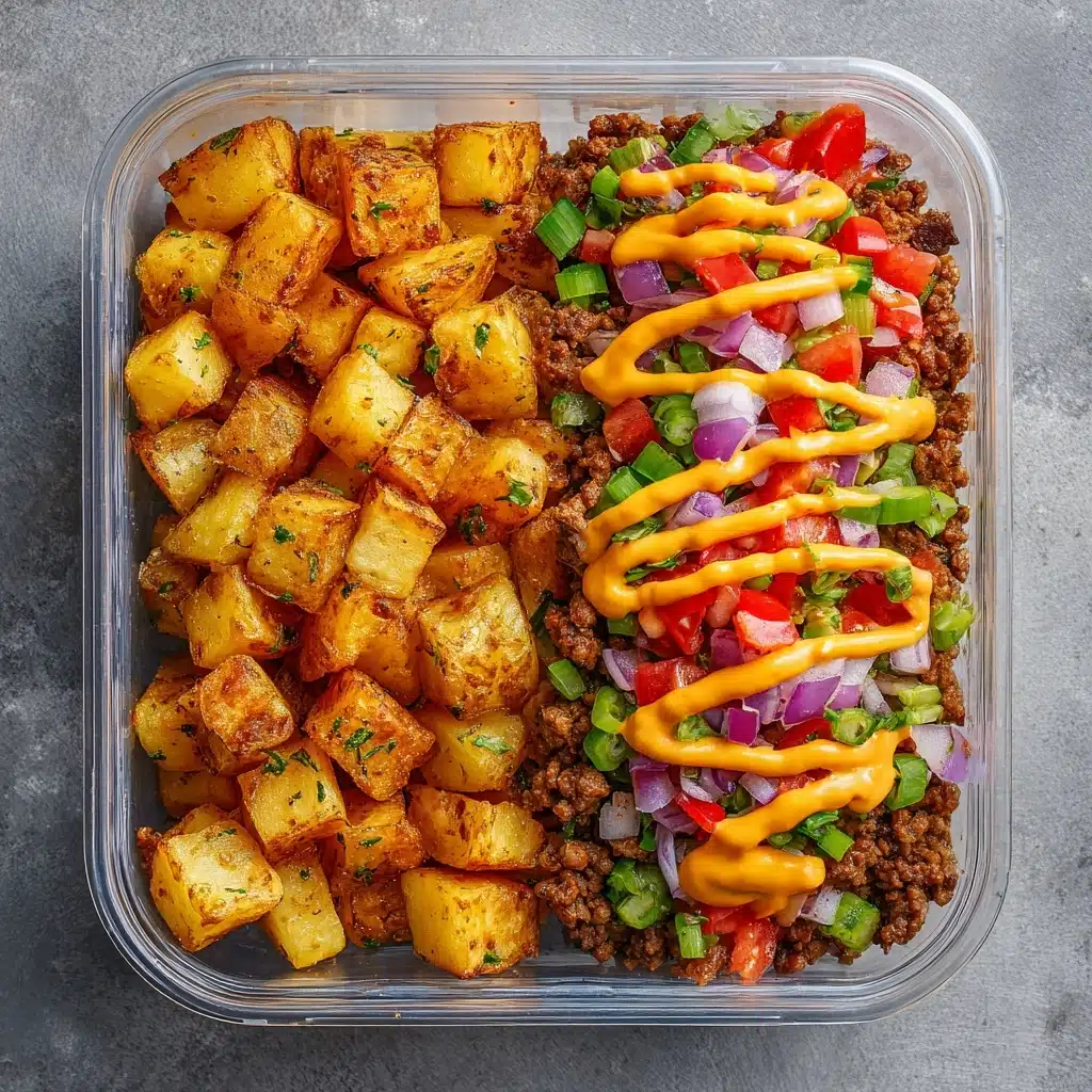 Loaded Potato Taco Bowls: The Ultimate Meal Prep Recipe - Recipe Image