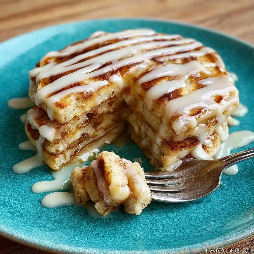Cinnamon Roll Pancakes Recipe - Recipe Image