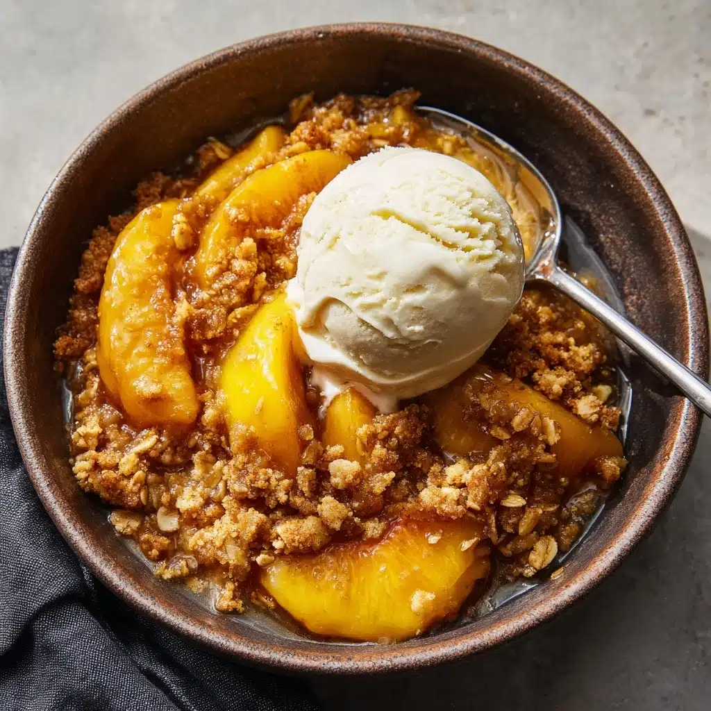 Old-Fashioned Peach Crisp Recipe - Recipe Image