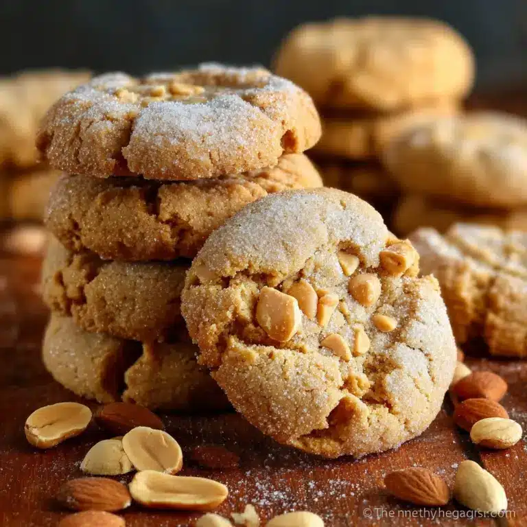 Gourmet Thick Soft Peanut Butter Cookies Recipe