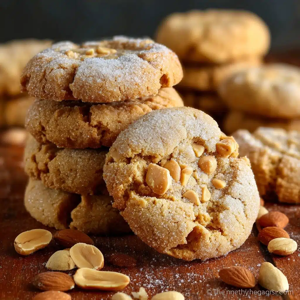 Gourmet Thick Soft Peanut Butter Cookies Recipe