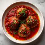 Easy Italian Meatballs in Tomato Sauce Recipe