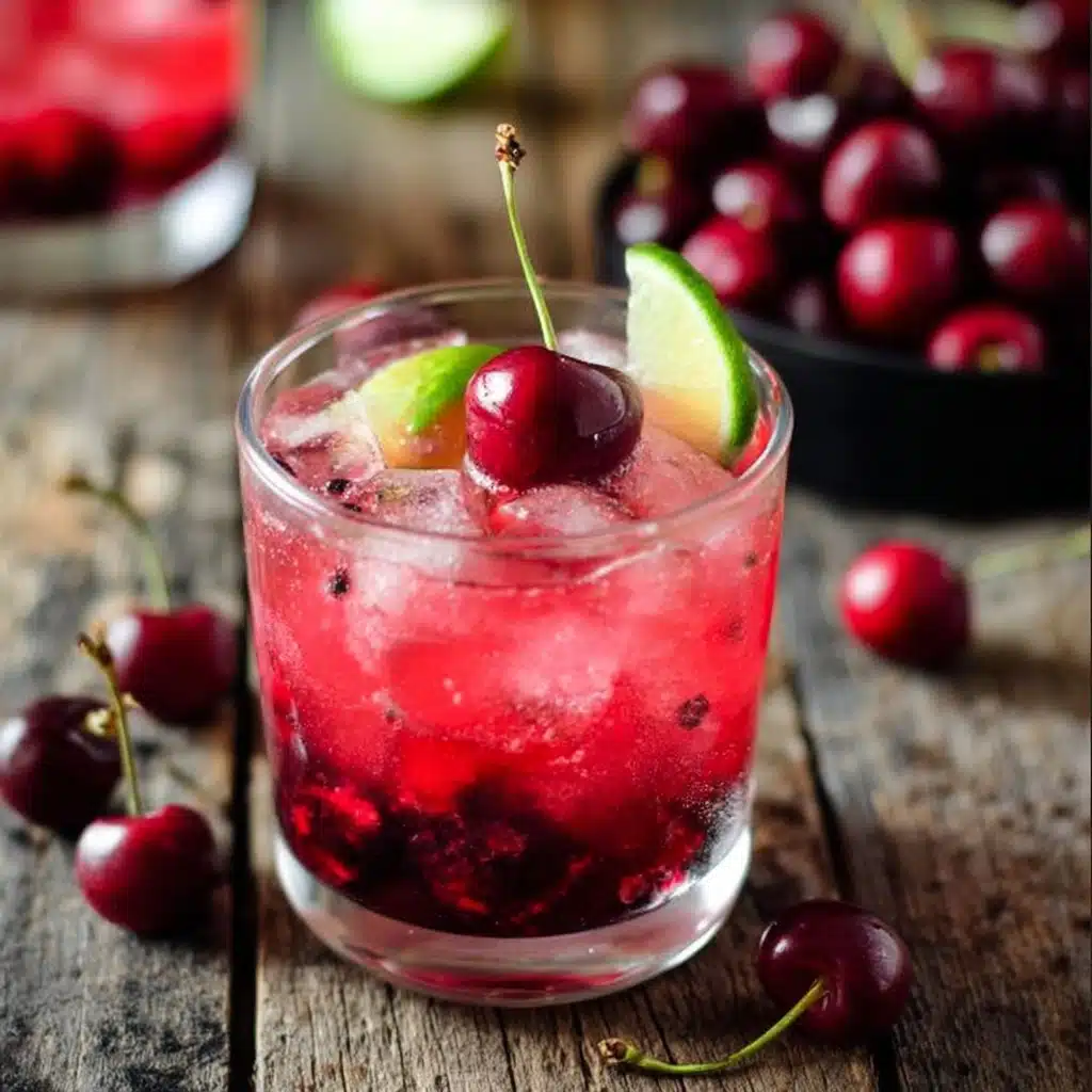 Cherry Limeade with Real Cherries Recipe - Recipe Image