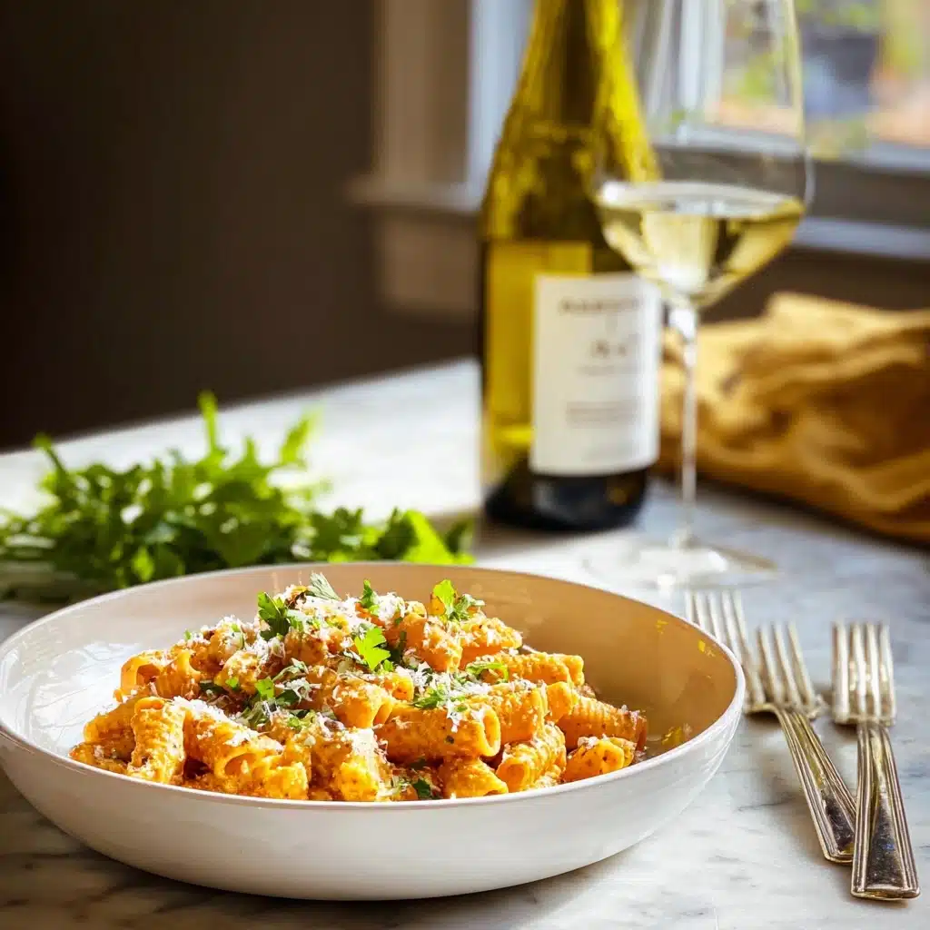 Creamy Pumpkin Pasta Recipe - Recipe Image