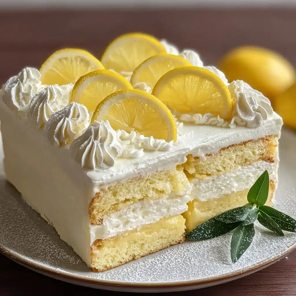 Italian Lemon Cream Cake Recipe - Recipe Image