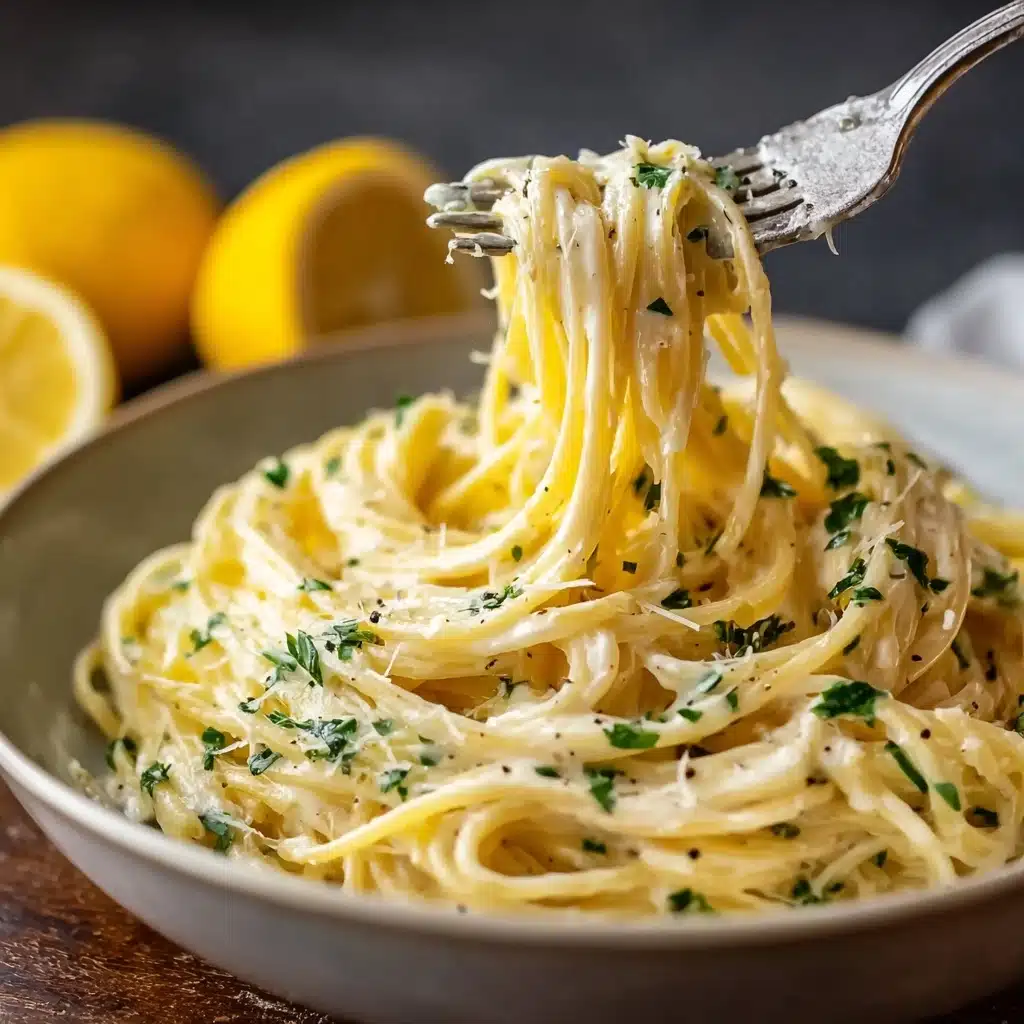 Lemon Garlic Pasta Recipe - Recipe Image