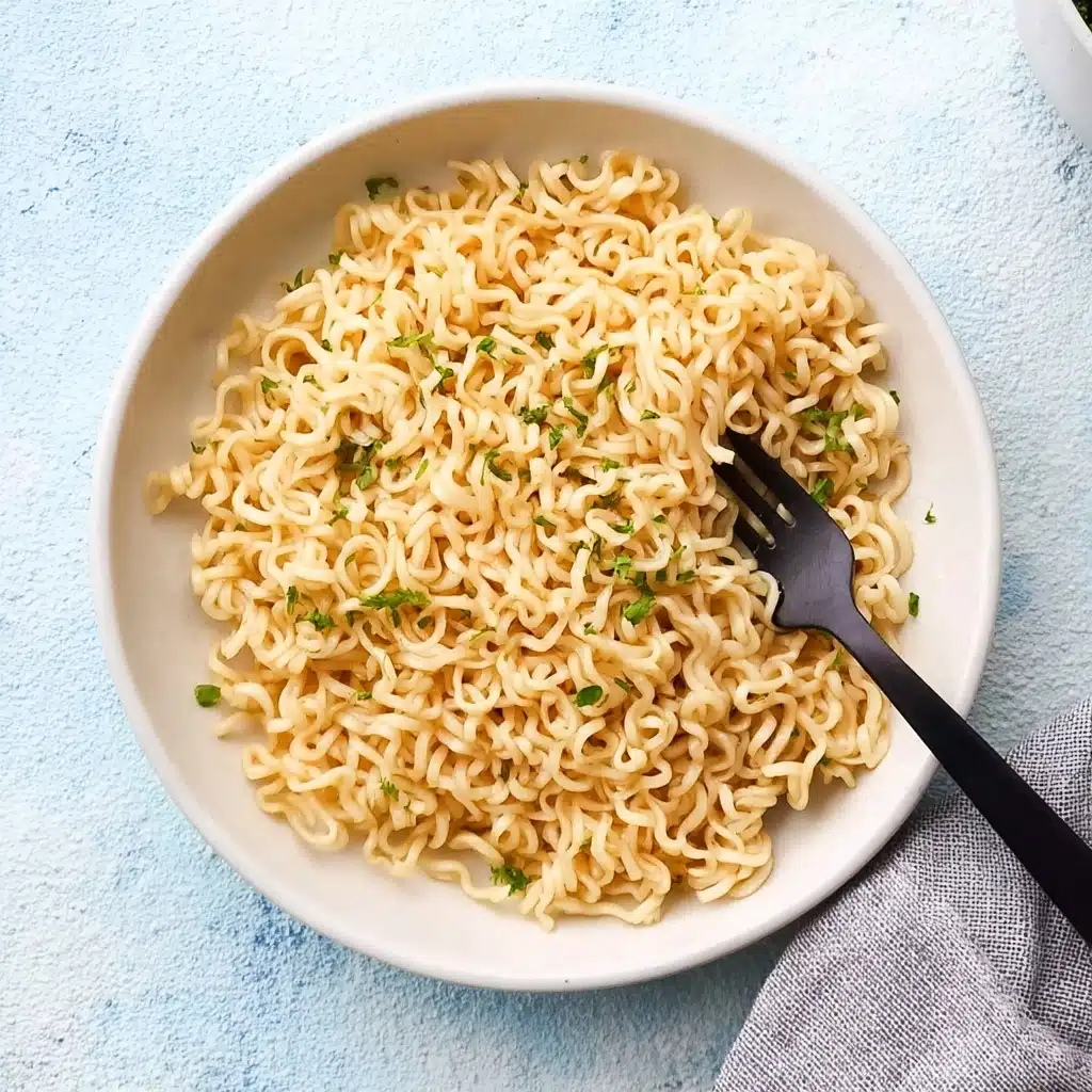 Garlic butter Ramen Noodles Recipe - Recipe Image