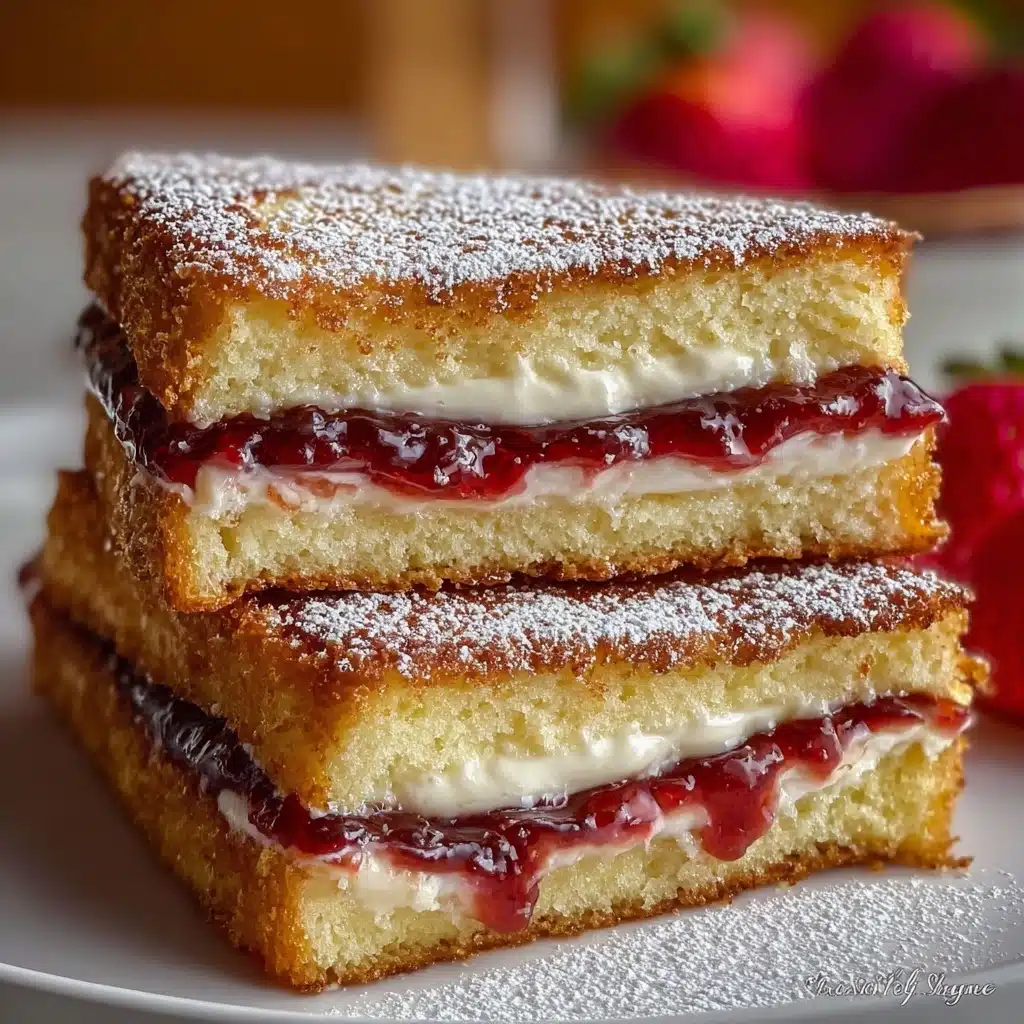 Fried Strawberry Cheesecake Sandwiches Recipe - Recipe Image