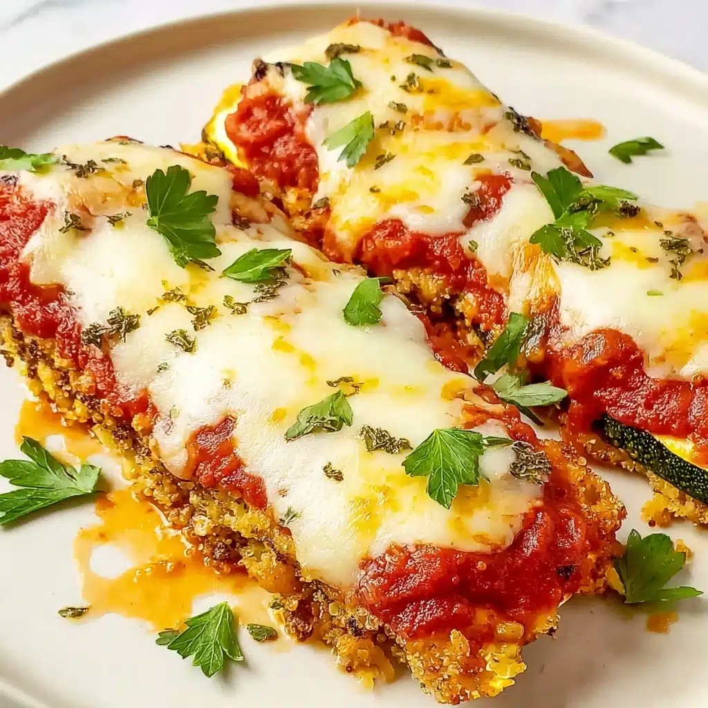 Three Cheese Zucchini Parmesan Recipe - Recipe Image