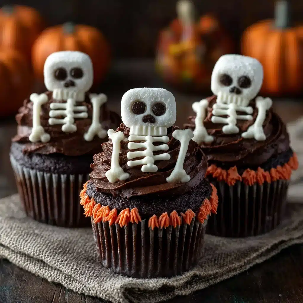 Skeleton Cupcakes Recipe - Recipe Image
