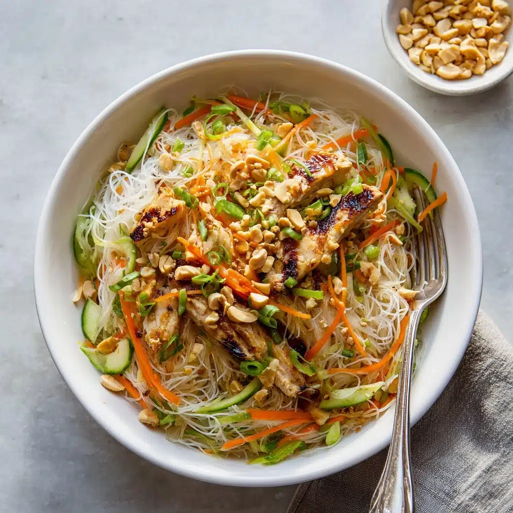 Vietnamese Noodle Salad with Grilled Chicken Recipe
