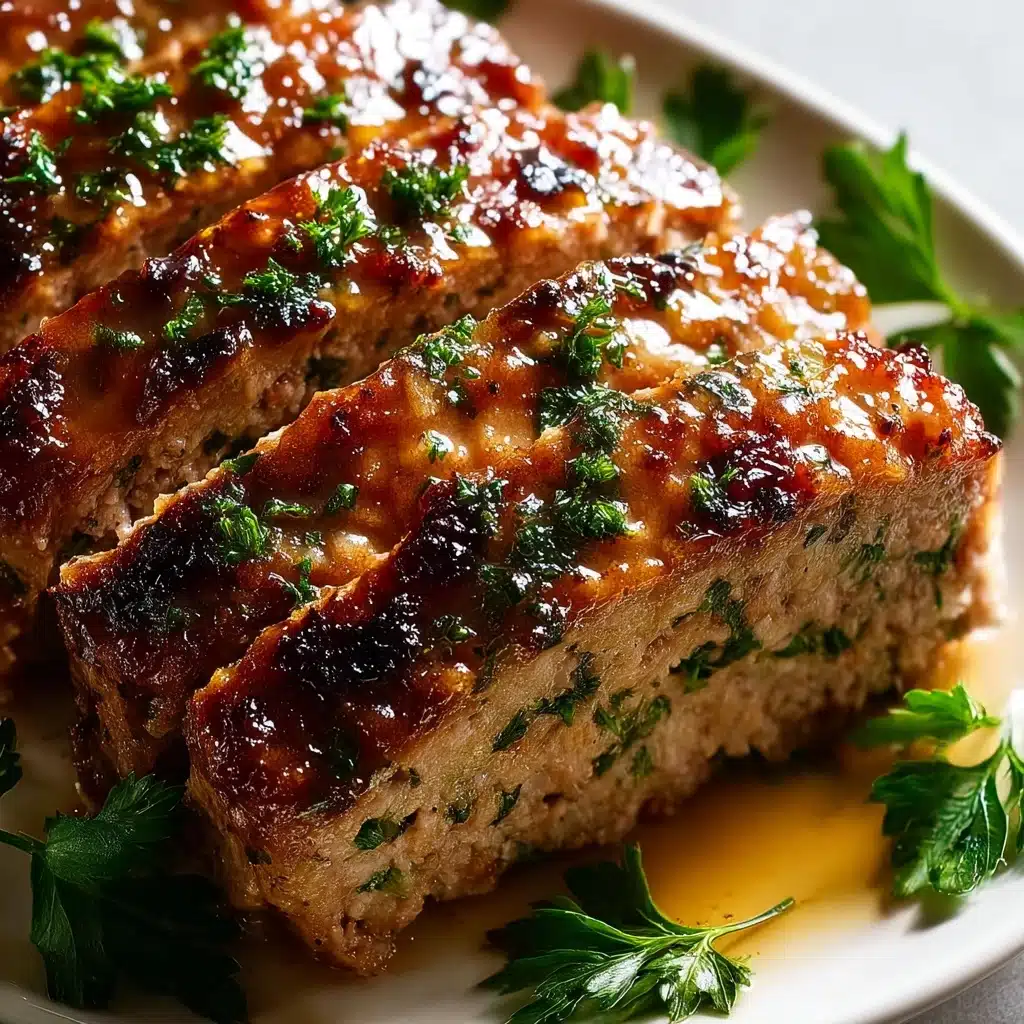 Melt-in-Your-Mouth Garlic Parmesan Chicken Meatloaf Recipe - Recipe Image