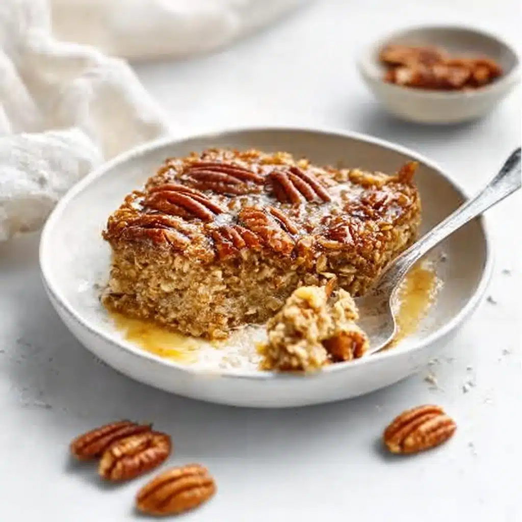 Pecan Pie Baked Oatmeal (Gluten-Free, Vegan-Friendly) Recipe