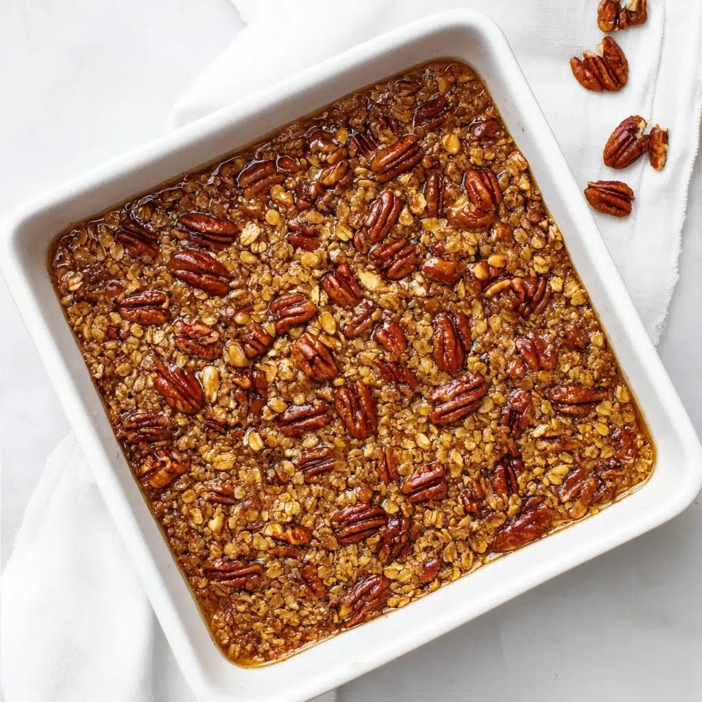 Pecan Pie Baked Oatmeal (Gluten-Free, Vegan-Friendly) Recipe - Recipe Image