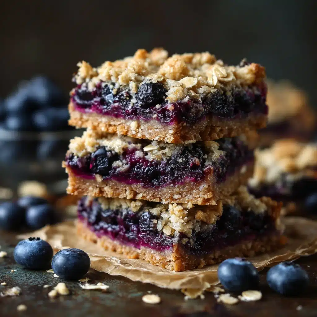 Blueberry Oatmeal Bars – A Wholesome Treat! Recipe - Recipe Image