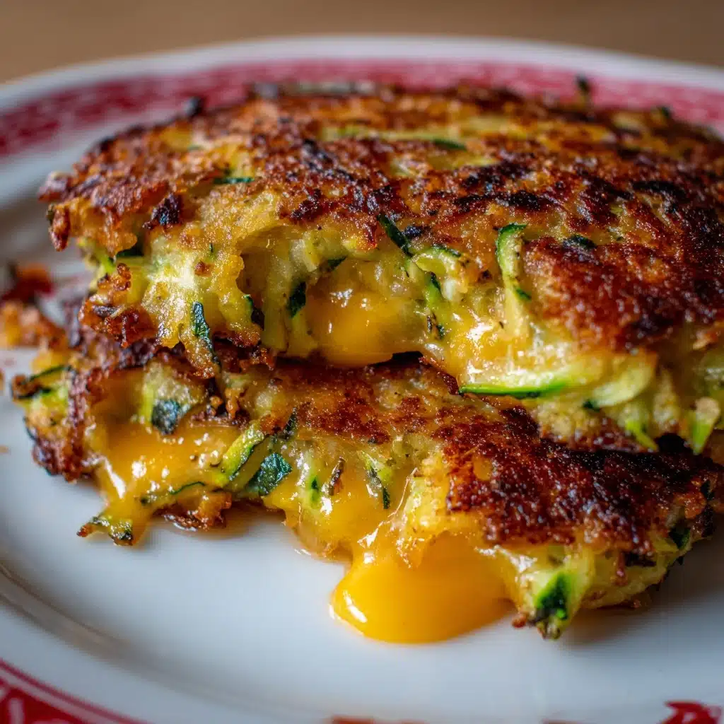 Garlic Butter Zucchini Grilled Cheese Recipe - Recipe Image