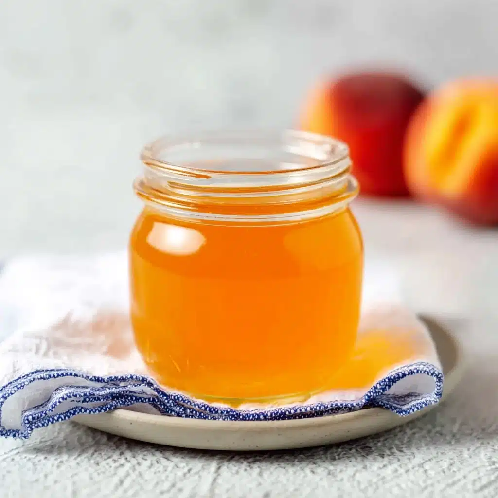 Peach Simple Syrup Recipe - Recipe Image