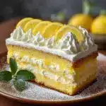 Italian Lemon Cream Cake Recipe
