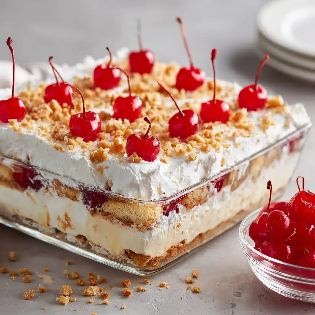 Banana Split Cake - No Bake Recipe - Recipe Image