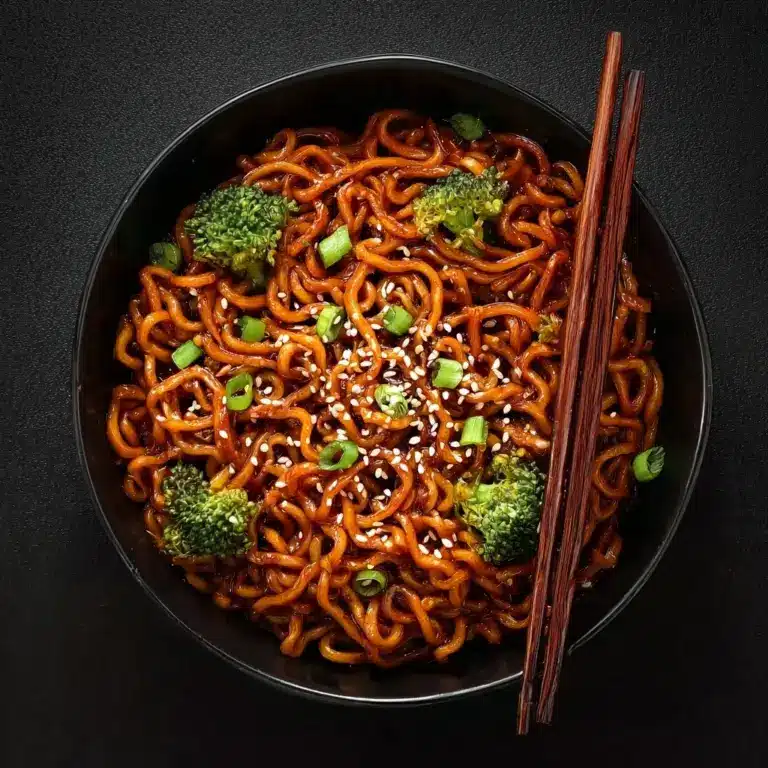 Creamy Gochujang Noodles Recipe