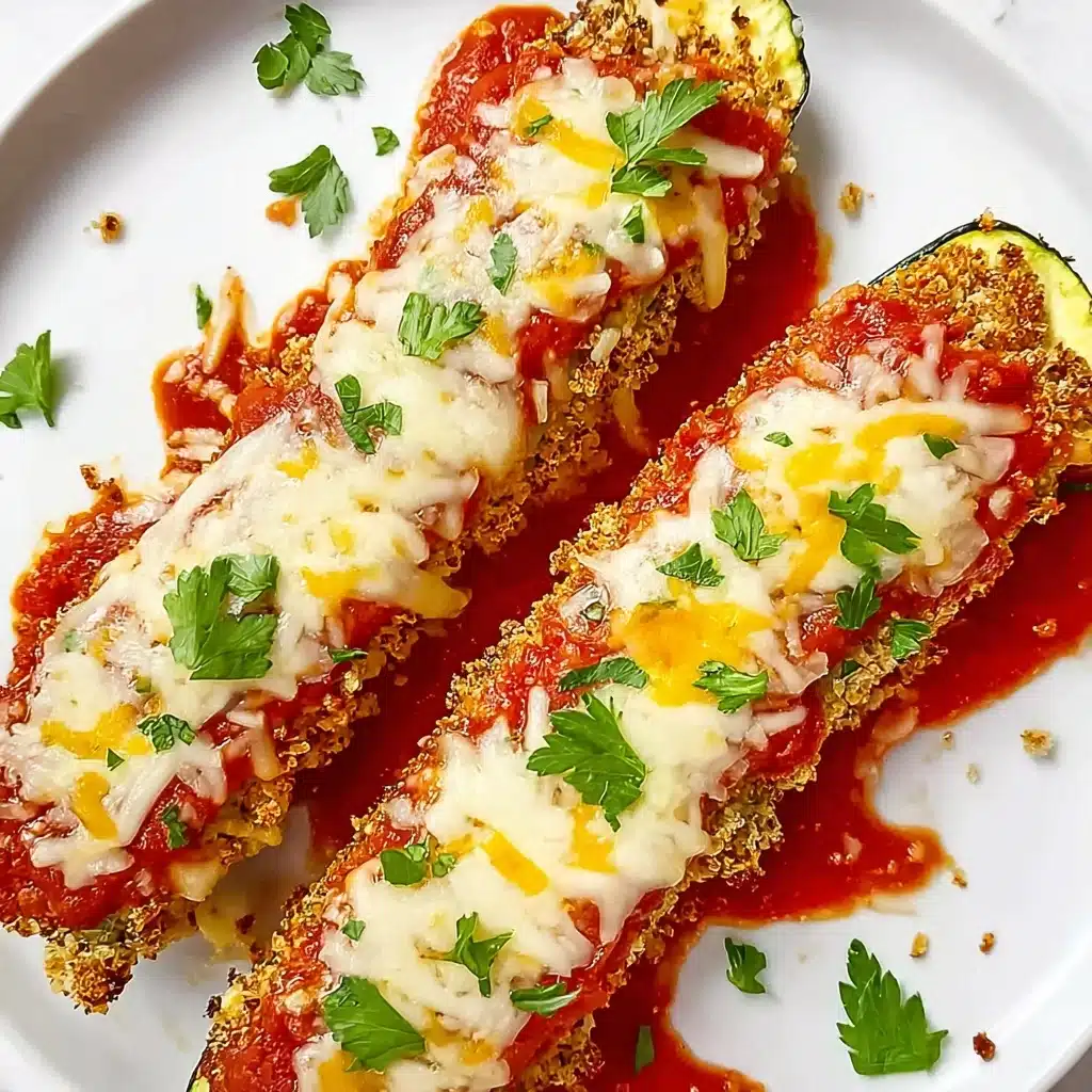 Three Cheese Zucchini Parmesan Recipe - Recipe Image