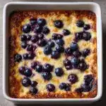 Blueberry Cottage Cheese Breakfast Bake Recipe