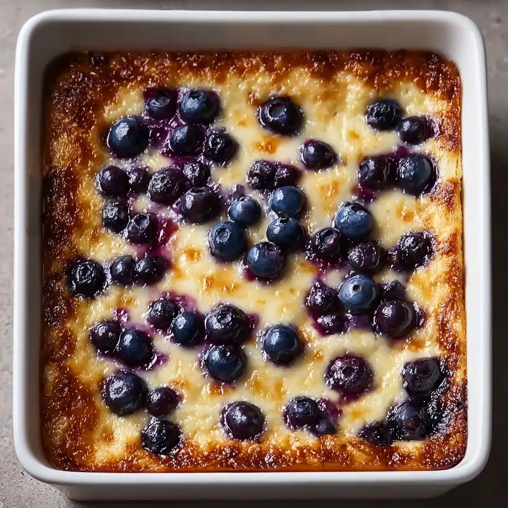 Blueberry Cottage Cheese Breakfast Bake Recipe - Recipe Image