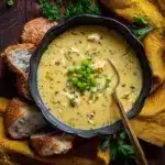 Hearty Cheddar Garlic Herb Potato Soup Recipe