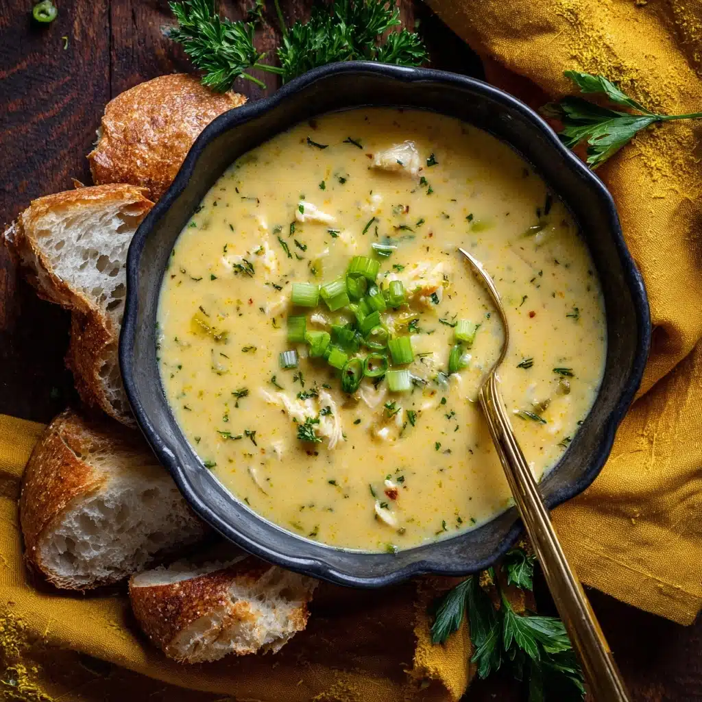 Hearty Cheddar Garlic Herb Potato Soup Recipe - Recipe Image