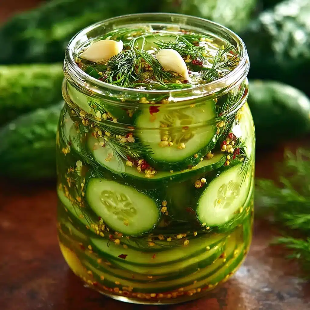 Quick Refrigerator Pickles Tangy and Flavorful Delight Recipe