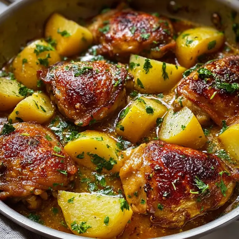 Greek Lemon Chicken and Potatoes Recipe