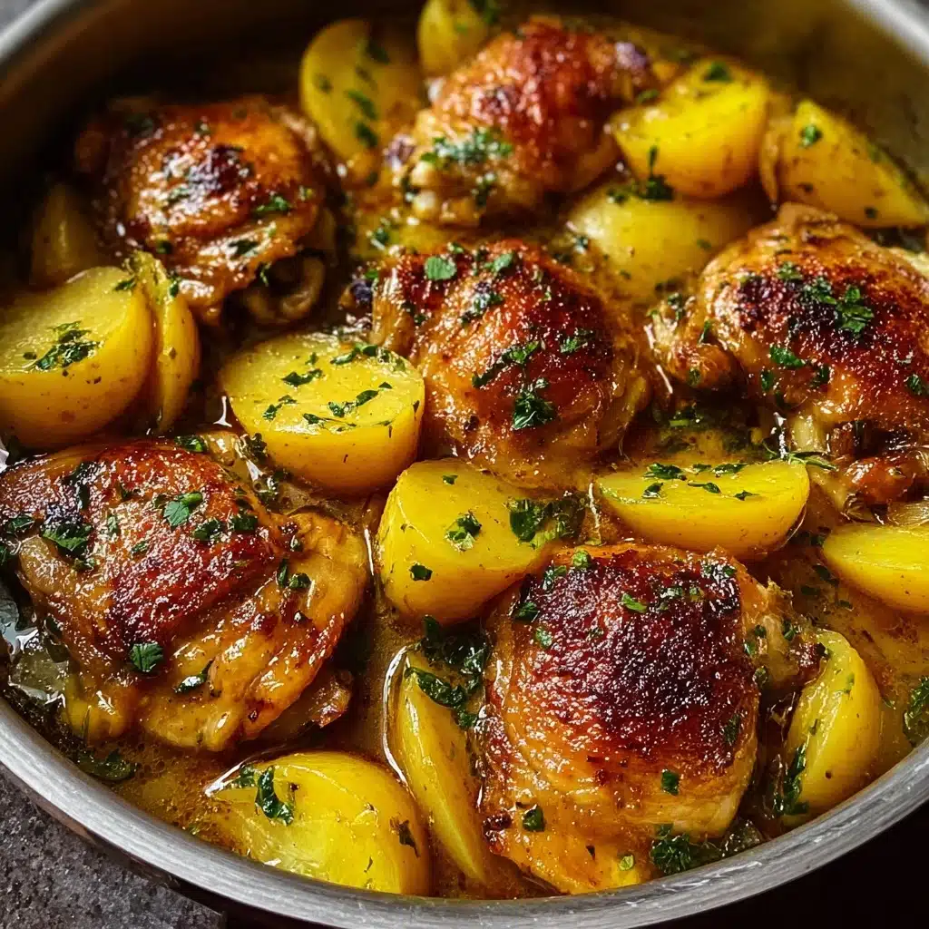 Greek Lemon Chicken and Potatoes Recipe - Recipe Image