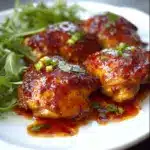 Easy Crock Pot BBQ Boneless Chicken Thighs Recipe