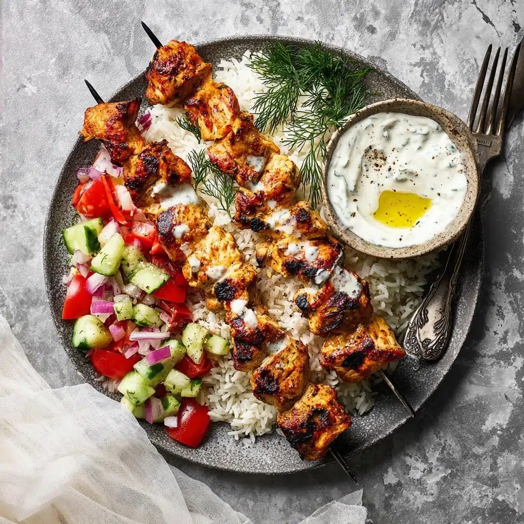 Grilled Chicken with Yogurt Sauce Recipe - Recipe Image
