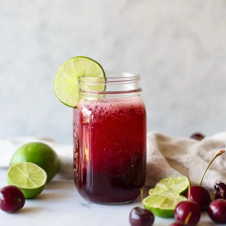 Cherry Limeade with Real Cherries Recipe