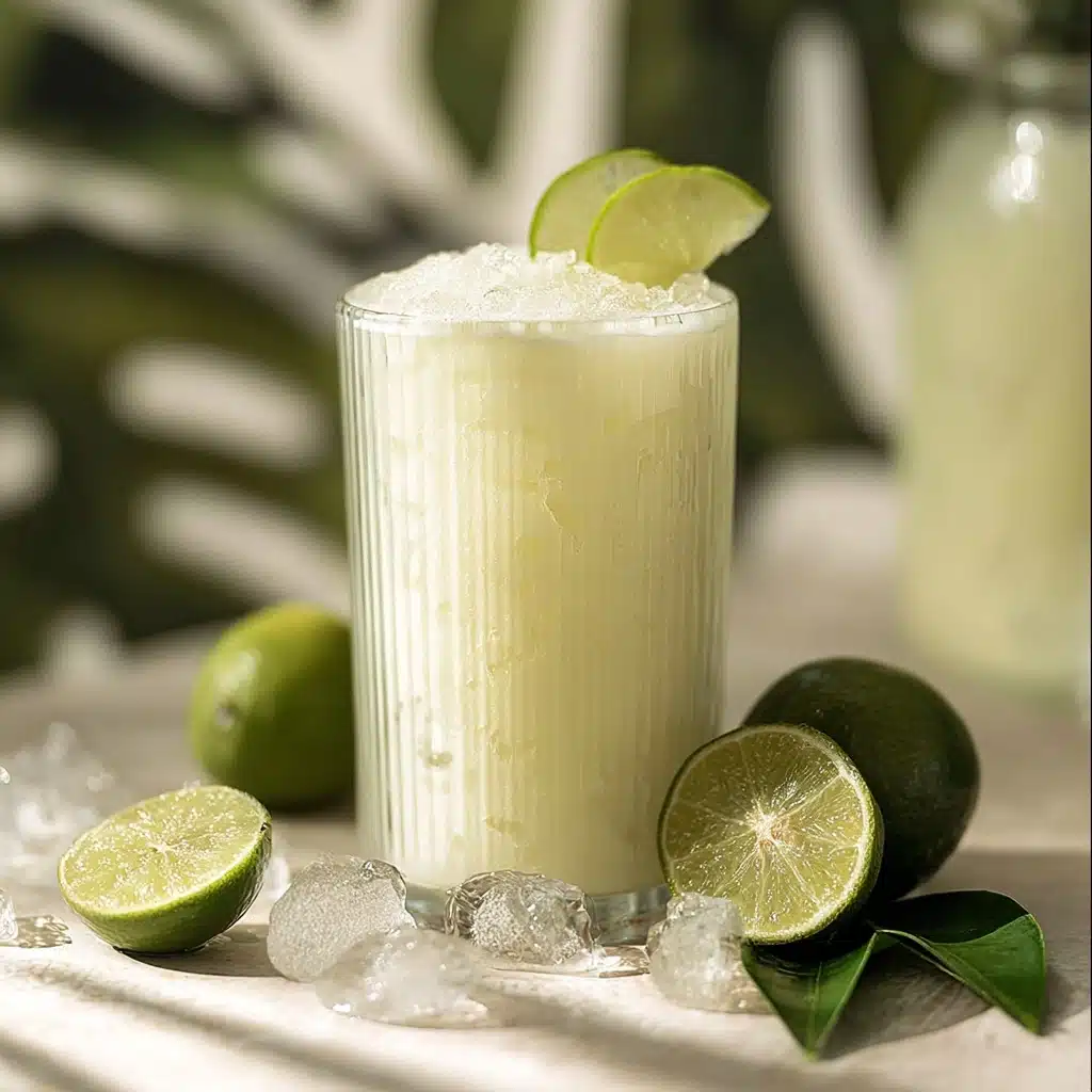 Creamy Coconut Milk Brazilian Lemonade (Limeade) Recipe - Recipe Image