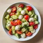 Cucumber Caprese Salad Recipe