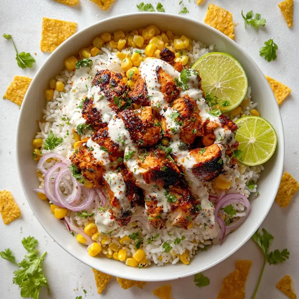 Street Corn Chicken Rice Bowl Recipe - Recipe Image