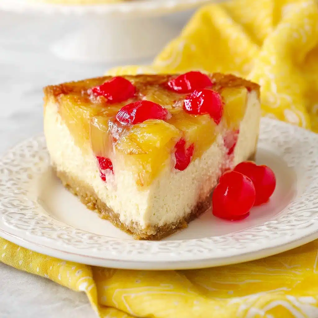 Pineapple-Upside Down Cheesecake Recipe - Recipe Image
