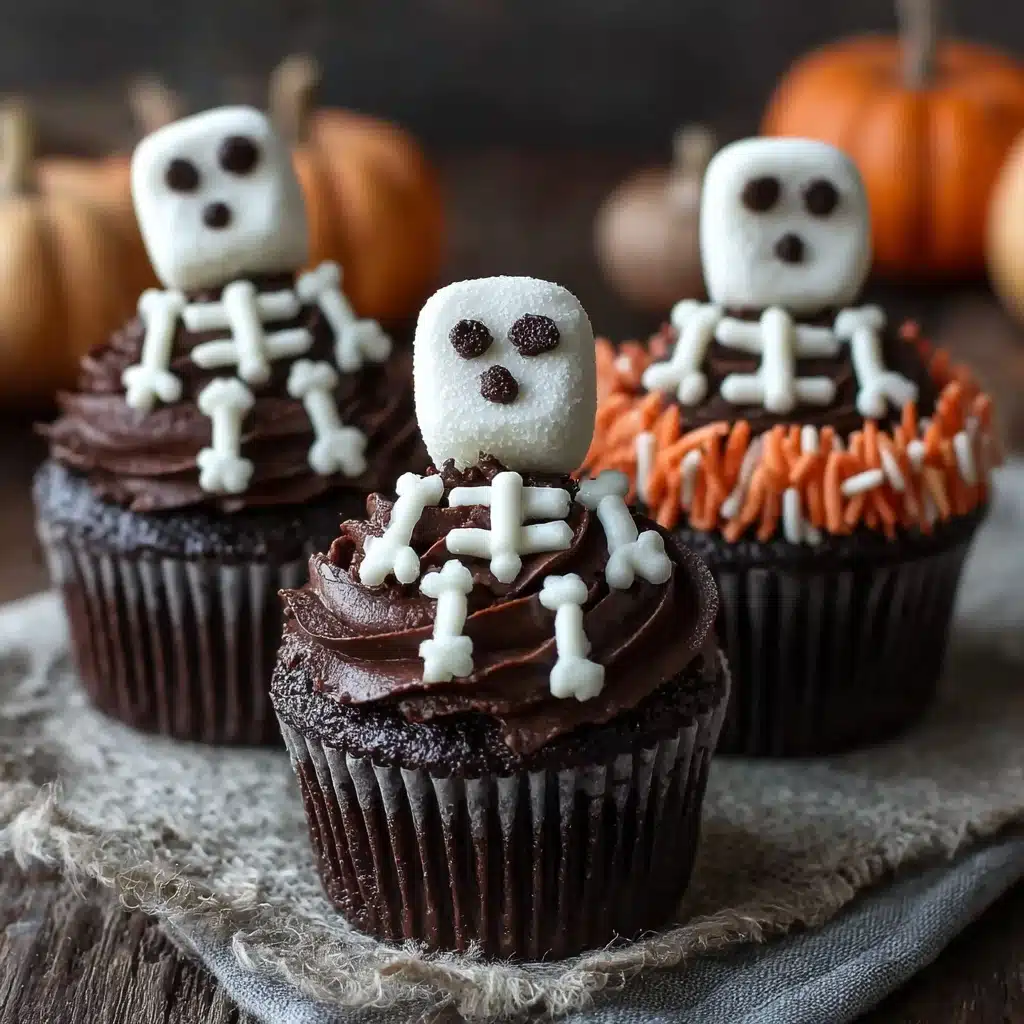 Skeleton Cupcakes Recipe - Recipe Image