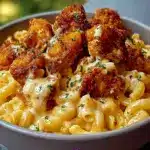 Mix cooked macaroni into the cheese sauce Recipe