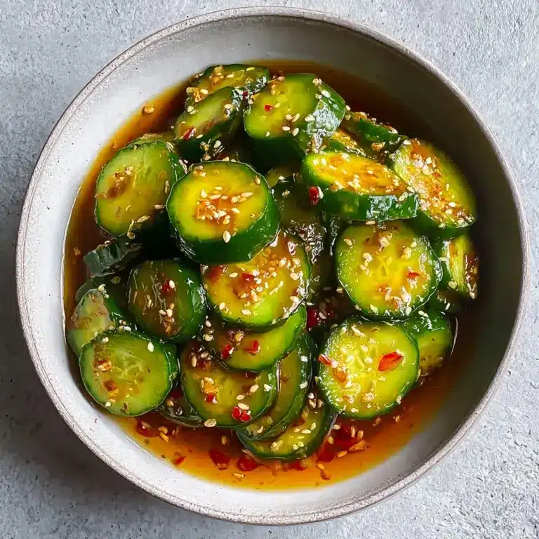 Easy Asian Cucumber Salad Recipe