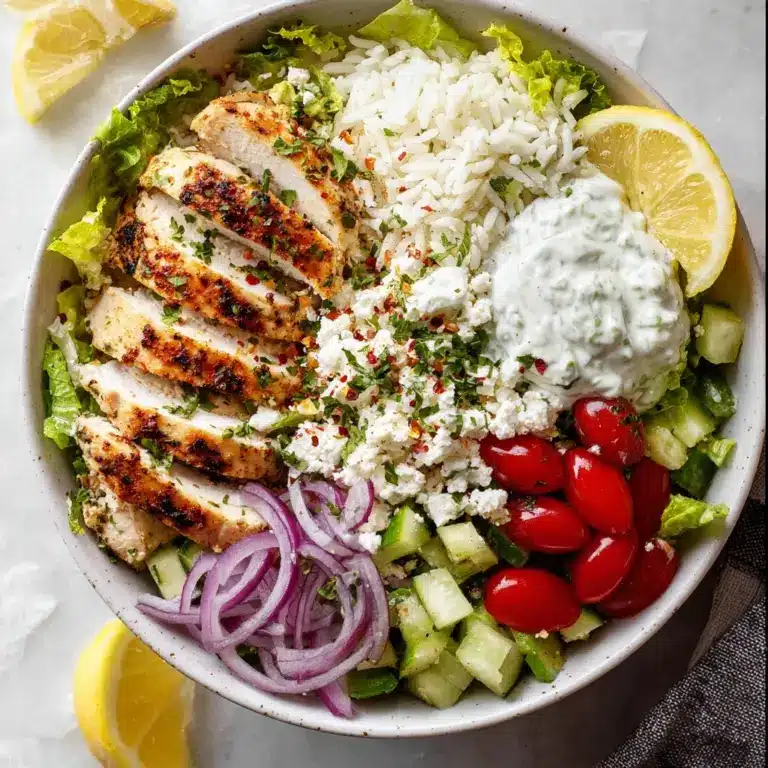 Greek Chicken Bowls Recipe
