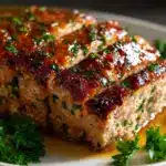 Melt-in-Your-Mouth Garlic Parmesan Chicken Meatloaf Recipe