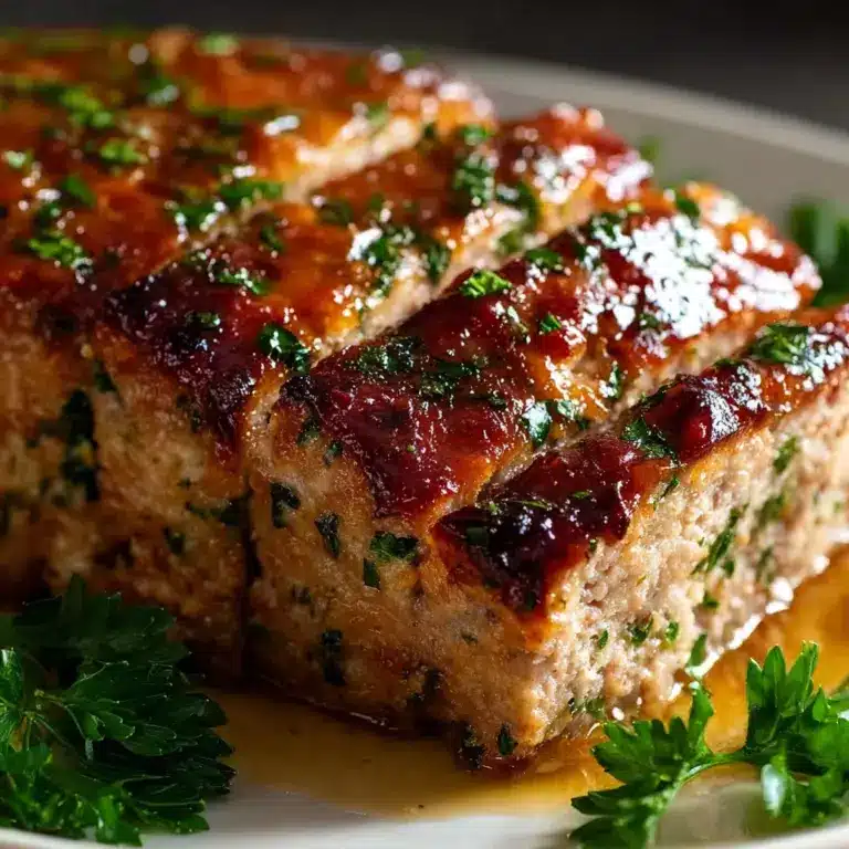 Melt-in-Your-Mouth Garlic Parmesan Chicken Meatloaf Recipe